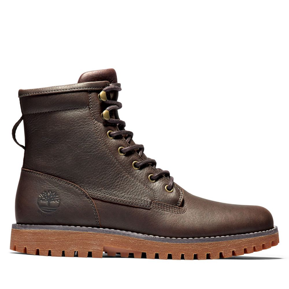 Botas de Nieve Timberland Hombre Jackson's Landing Waterproof Marrones Oscuro - Chile TMP-296574